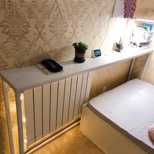 暖气片上方置物架遮挡柜隔板实木靠墙电动沙发后床头缝隙长条桌子