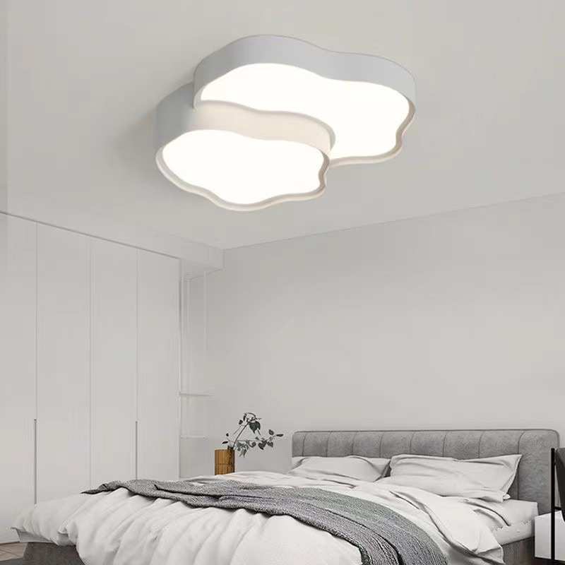 客厅灯2022年新款白色云朵房间灯创意现代简约大气大厅主灯吸顶灯