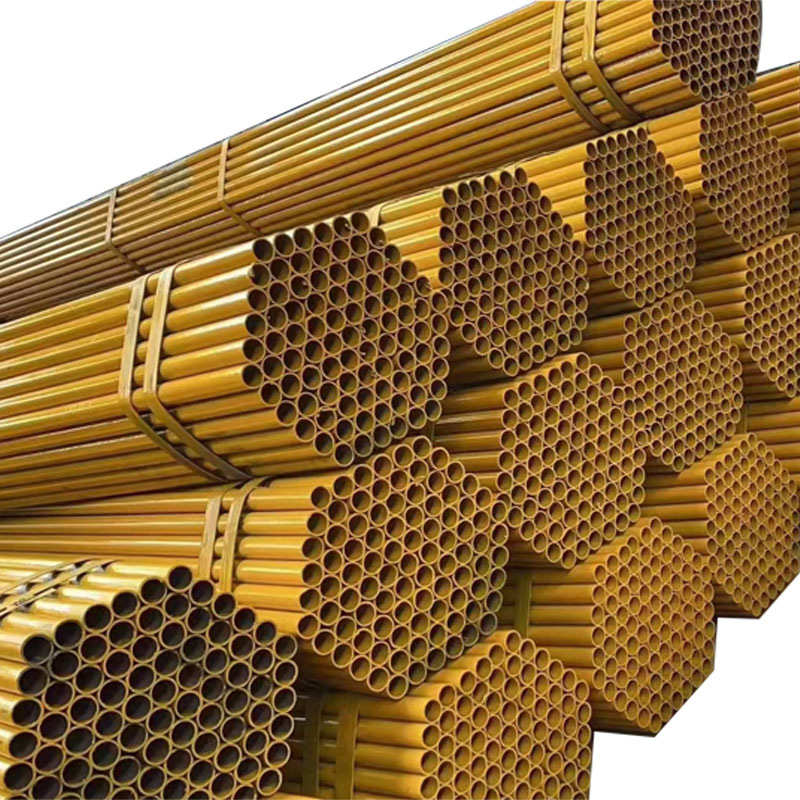 建筑工地架子管48mm红白漆外架钢管6米架杆基坑防护栏管外架钢管