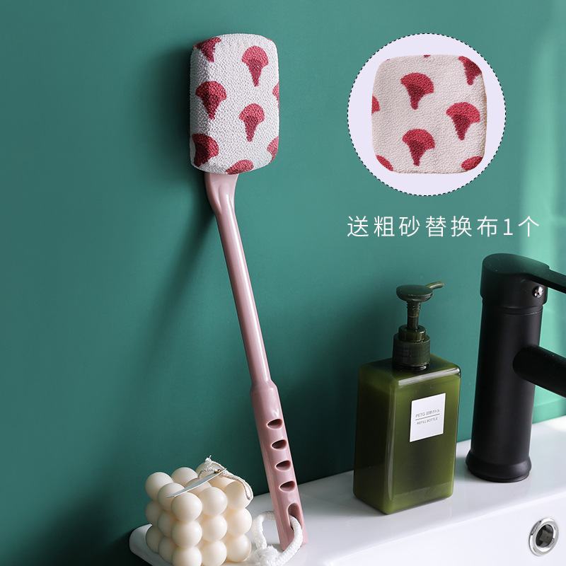 搓澡神器沐浴擦背长柄强力搓泥不求人搓澡巾女后背洗澡刷搓背软毛