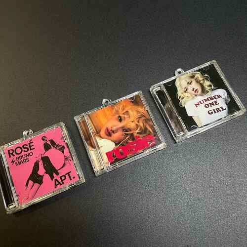 APT迷你专辑rose朴彩英新专辑Rosie nfc功能小cd唱片钥匙扣挂件