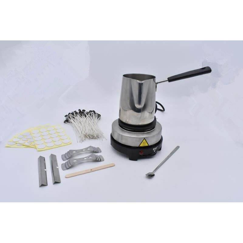 DIY蜡烛制作套件带电熔器 美规加热炉 熔蜡机锅 蜡烛芯居中定芯器