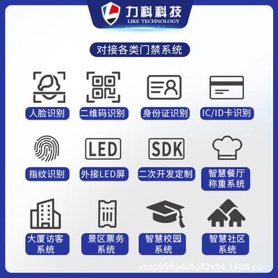 人695行体通智摆闸速通门闸机社区写字楼高道档能门禁一人脸识别