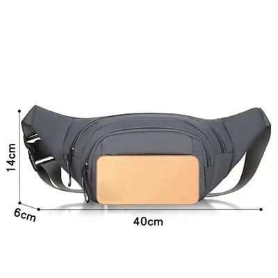 Fashion Large-capacity Men Waist Bag Casual Nylon Anti-theft