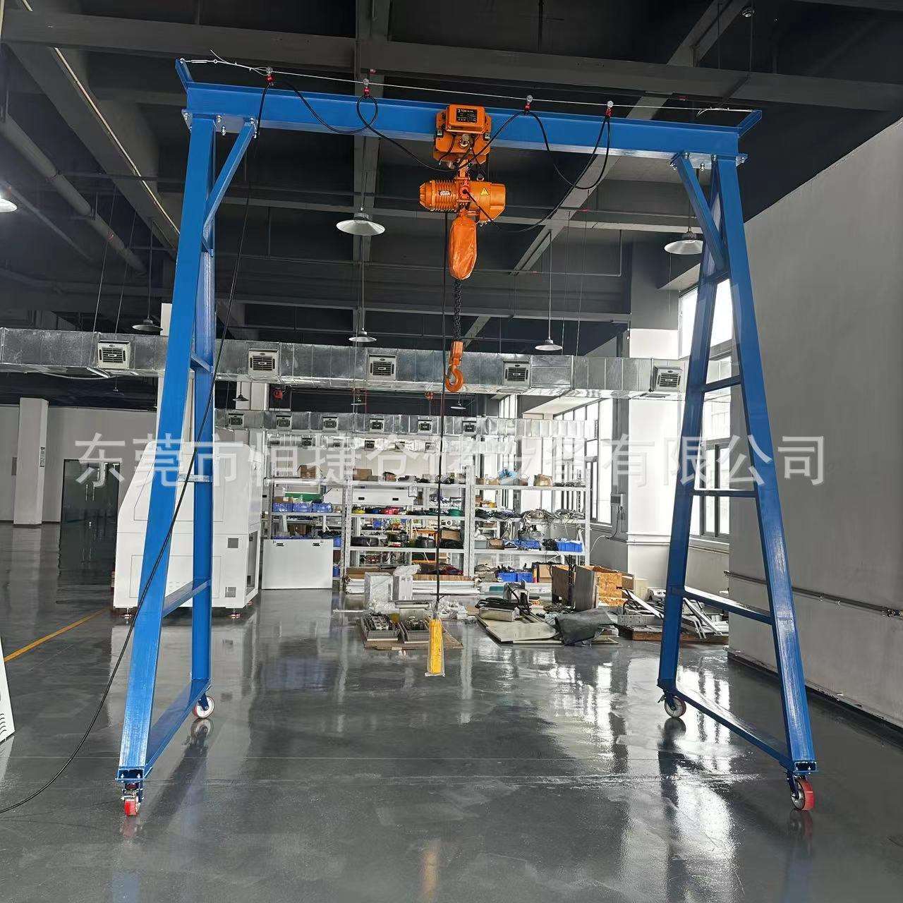 供应小型龙门架车间吊模具拆装式龙门吊架户外移动电动葫芦龙门架
