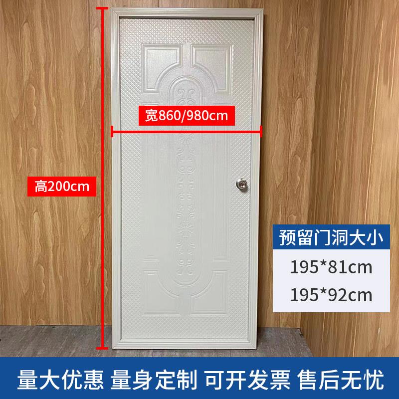 集装箱门窗活动房门彩钢板房门专用简易门工程门防盗门箱房门防盗图片
