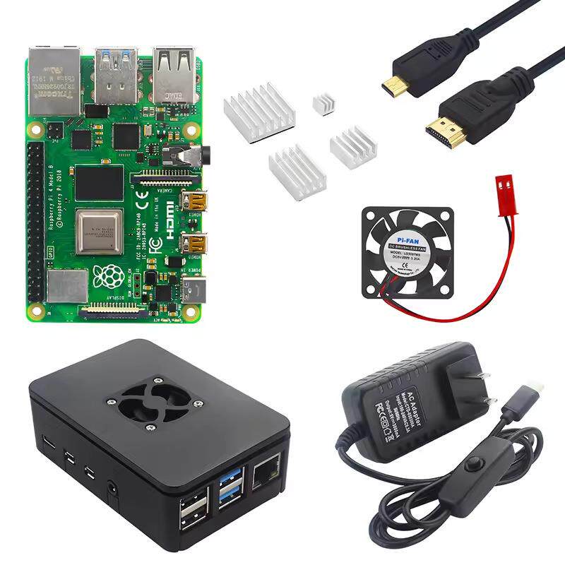 树莓派4代B型Raspberry pi 4B 8gb 4gbABSWAS外壳入门基础套件