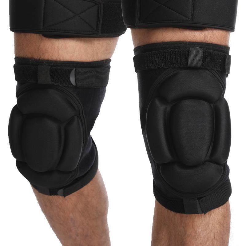 滑雪护具护膝加厚防摔运动滑冰护膝盖护腿溜冰滑雪装备定制