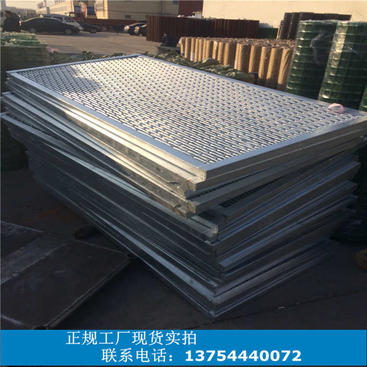 网脚踏易，网轧花干净使用网猪寿命长镀锌，清洁，养猪