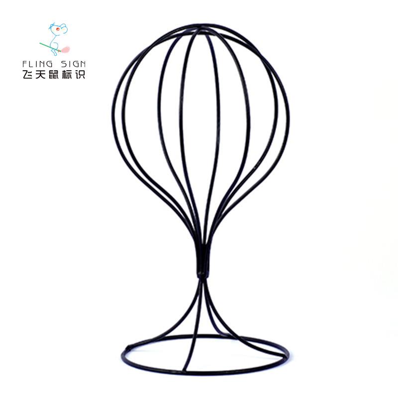 铁艺帽子展示架帽托帽架陈列服装店支撑架收纳架撑挂帽架黑色