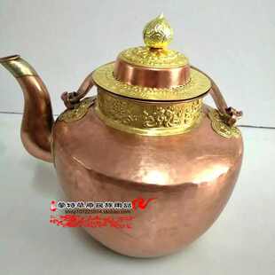 蒙古奶茶壶内蒙古草原风情烧水壶热水壶蒙餐茶壶锅茶