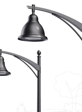 艾维工厂压铸吊灯led庭院灯60w户外景观灯压铸铝欧式景观灯