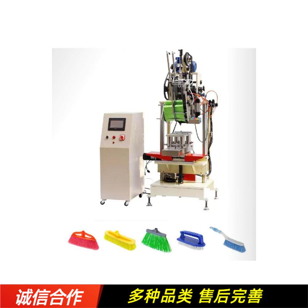 头梳植毛钻孔设备 小型扫帚种毛加工机械 钢丝剑麻植绒种毛机