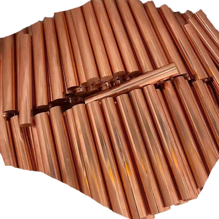 紫铜棒源头厂家直销T2红铜空心管敲击纯铜棒50*5接地铜管实心铜棒