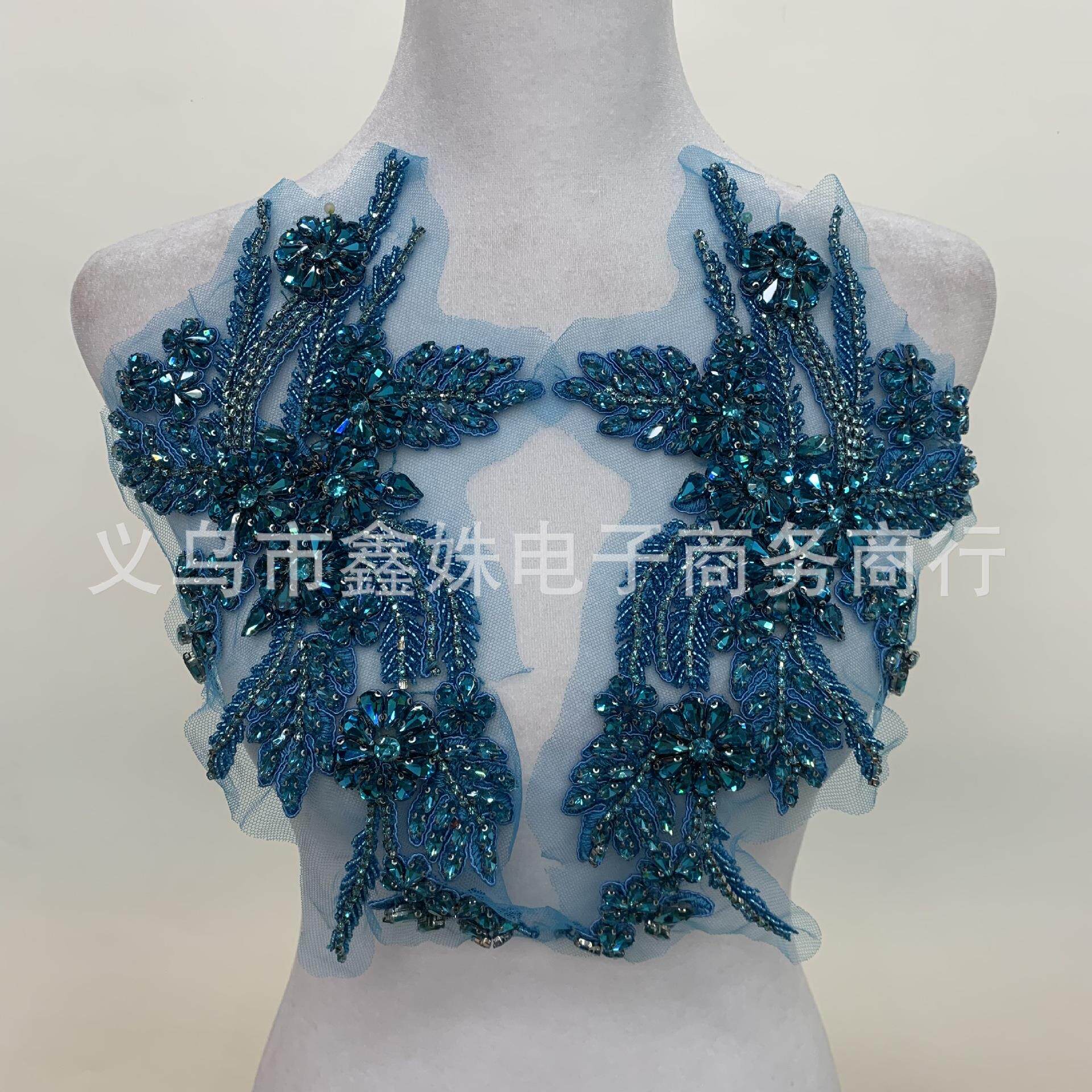 现货手工蕾丝贴花对花 婚纱礼服diy演出表演服装辅料