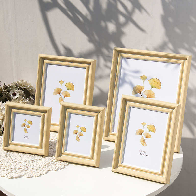北欧相框摆台儿童创意北欧制做A4照片框7寸8寸6寸10美式画框挂墙