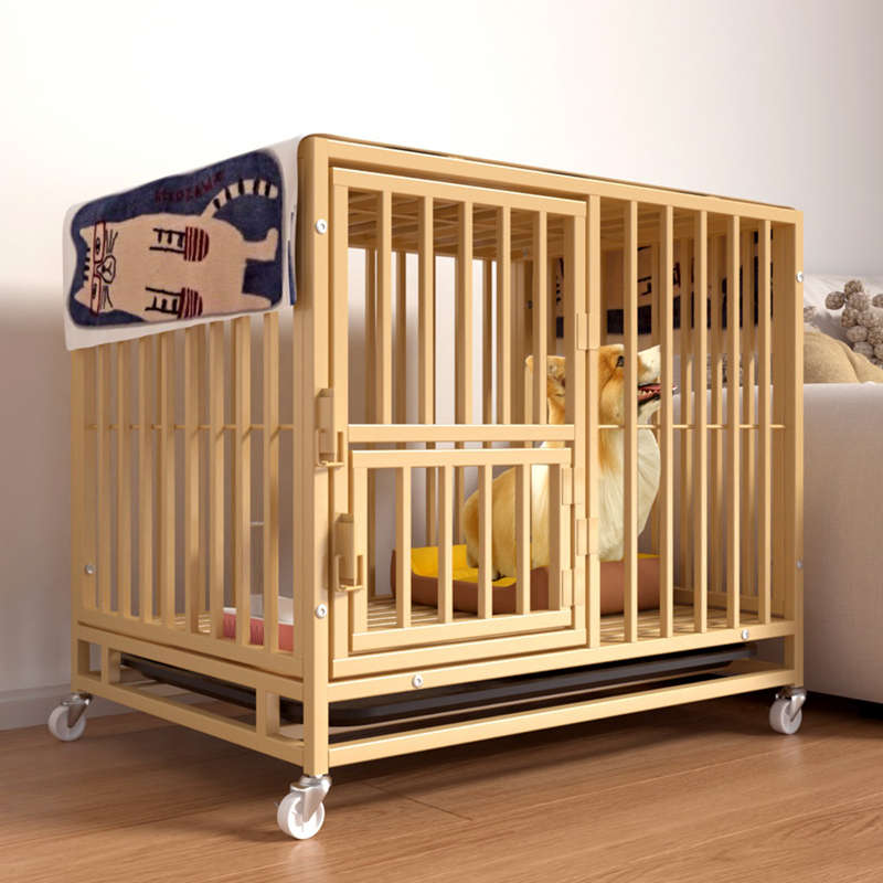 狗笼子大型中型犬室内带厕所金毛萨摩耶边牧拉布拉多宠物狗屋围栏