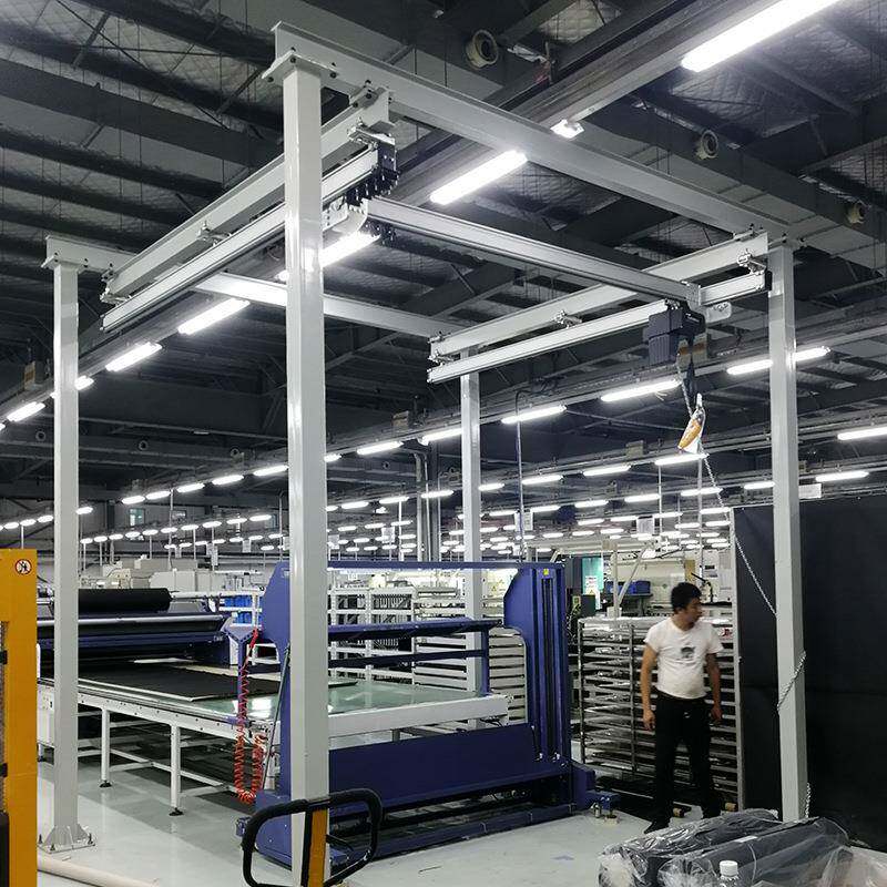 手拉天车kbk铝合金轨道主梁/千级防尘室吊机/洁净起重机铝合金轨图片