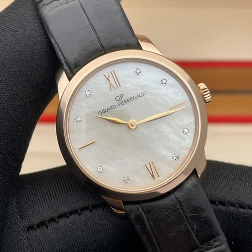 公价14.6万】98新GP芝柏18K玫瑰金49528-52-771-CK6A女士手表正品