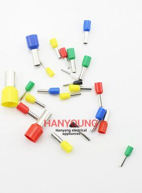 管状端子引脚型预绝缘冷压端子座铜线鼻铜线耳Ve0508E7508E1008