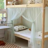 6L学生宿舍225蚊新款 帐上下铺加密0寝室单人床A家用老F768J777式