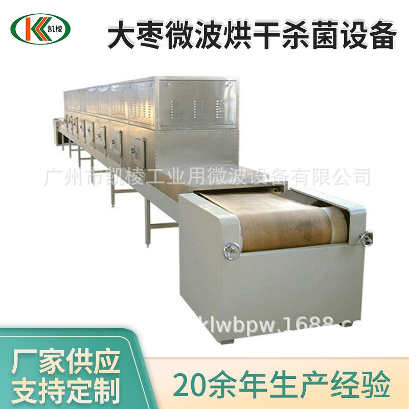 KL-2D-30GZ大枣微波烘干杀菌设备微波隧道式杀菌干燥机厂家供应