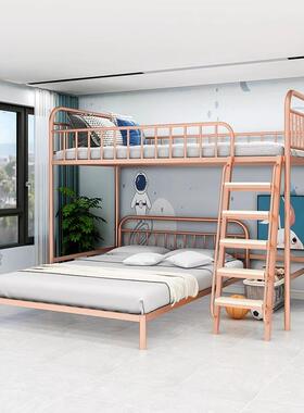 上下错母床交错式小户型交子床错位高低儿童床床两层UYP上下铺