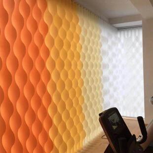 电动水波帘梦幻帘垂直瀑布帘幻影波纹帘竖百叶帘客厅阳台遮阳窗帘