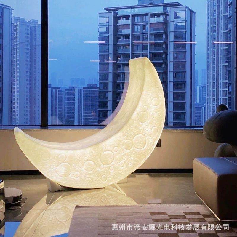 月亮落地灯户外太阳能款庭院景观灯别墅花园防水草坪灯节能庭院灯