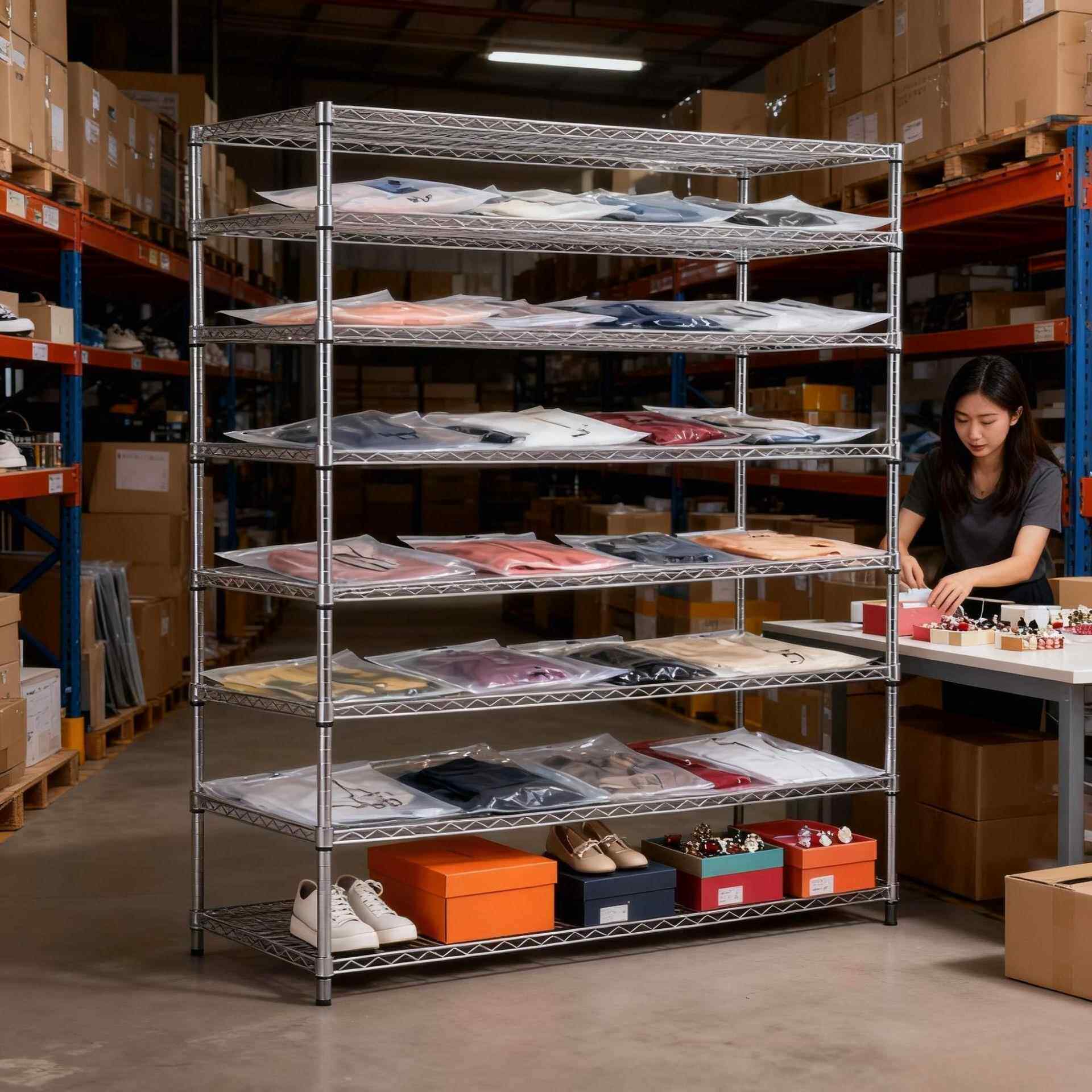 电仓商库货车多防静电车间物拣料周转车移动LJA层储物推车