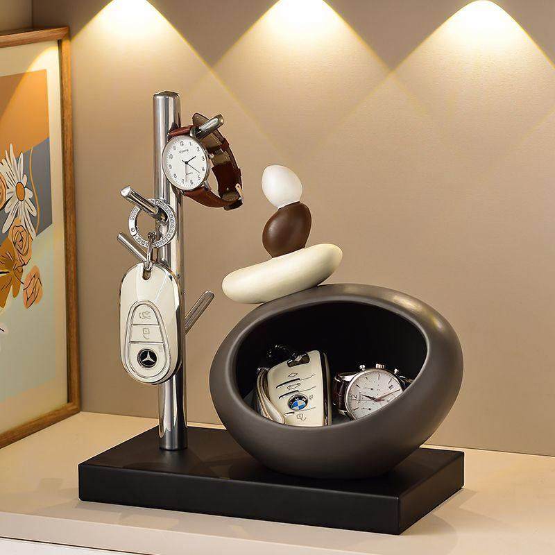 时来运转收纳摆件玄关收纳盒钥匙口门口鞋柜家用门厅入户桌面,收纳整理,钥匙收纳盒,淘宝优惠券,粉丝福利购,淘宝优惠卷