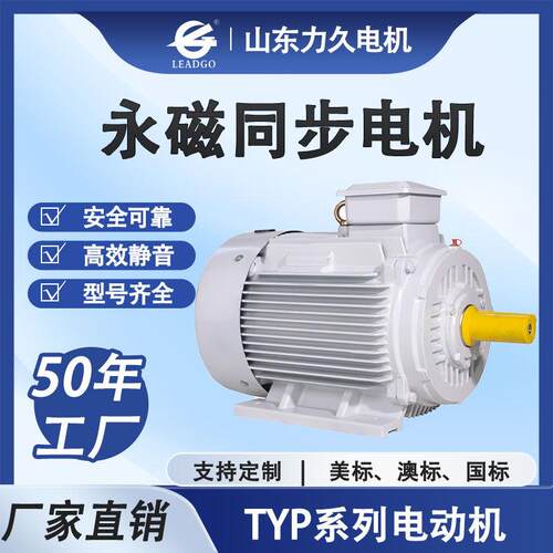 TYP永磁变频同步电动机无极6/8/12极调速速电机控制精度