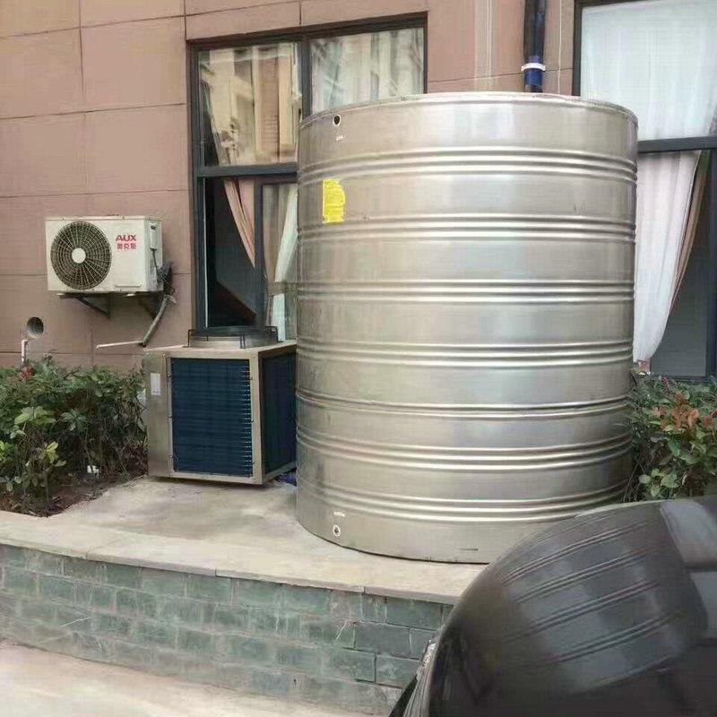 水箱家用储水箱水塔太阳能保温304不锈钢圆形立式保温箱液位显示