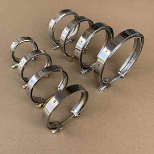 JH6解放J6P双层排气波纹管增压器卡子卡箍消声处理器进气管抱箍J7