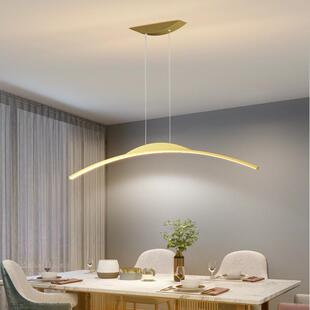 时餐厅吊灯北7欧极简饭厅吧台餐桌尚长条灯现代简灯具餐厅灯572约