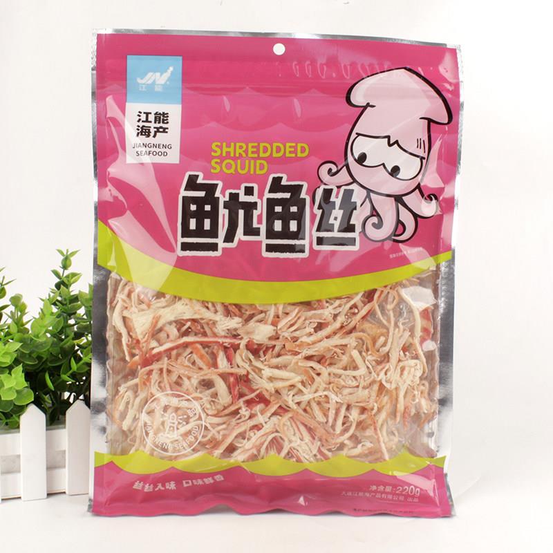 江能海产鱿鱼丝即食手撕海味零食休闲小吃海鲜干伴手礼包大连特产
