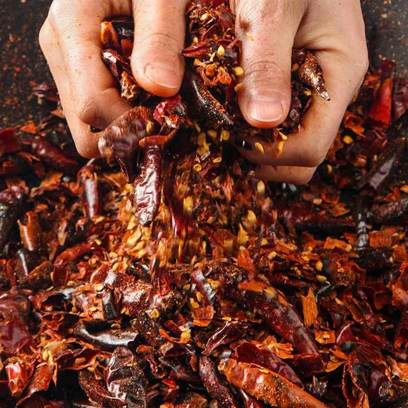 贵州特产柴火胡辣椒面土特产糊辣椒面关岭手搓辣椒粉蘸水辣子特辣