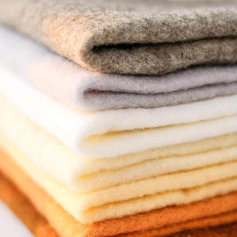 加厚毛毡布羊毛毡戳戳乐羊毛毡片DIY毛毡片软毛毡布毛布50*50cm