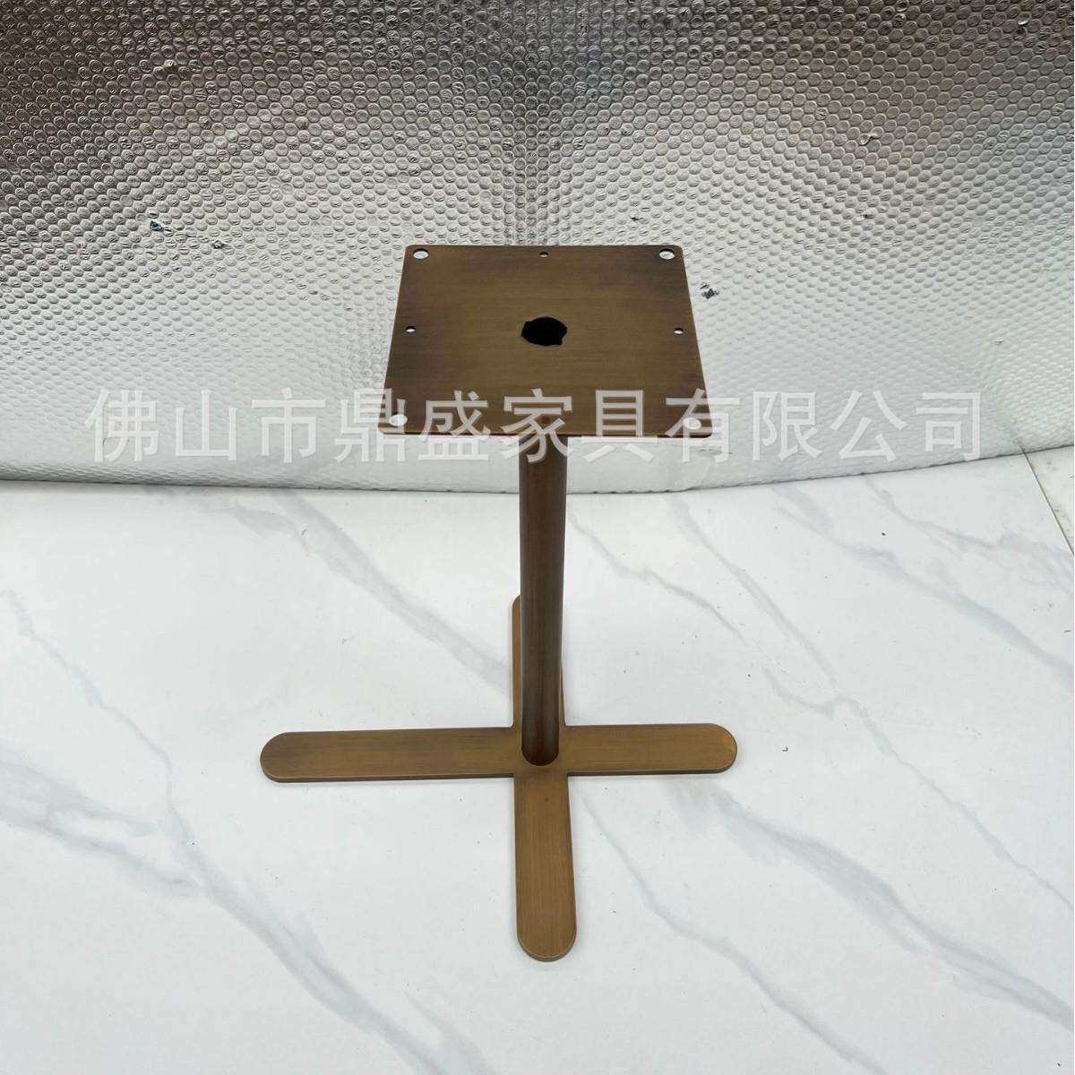 十字奢石边几北欧铁艺边几轻奢简约现代移动沙发茶几角几北欧岩板