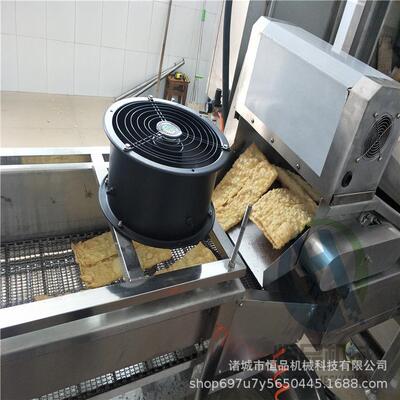 螺蛳粉大片腐竹油炸机设备 全自动炸腐竹片的机器