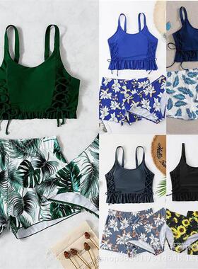 swimsuit women swimming suit swimwear for bikini泡温泉泳衣女