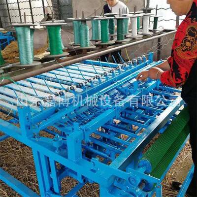新款超薄草帘机芦苇稻草编织机器 全自动进草大棚保温蒲草帘机