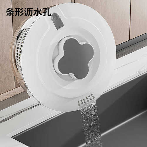 按压水菜篮蔬菜沙拉手动家用沥水水器脱篮多功能水果式厨房果蔬甩