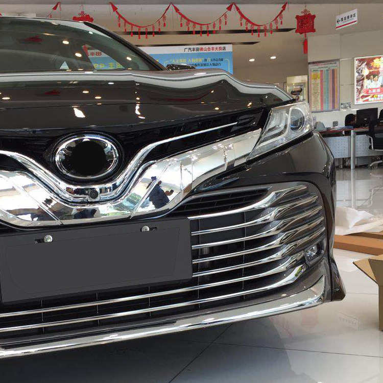 厂家直销凯美瑞中网饰条下栅格装饰条不锈钢亮条 专用于18款凯美