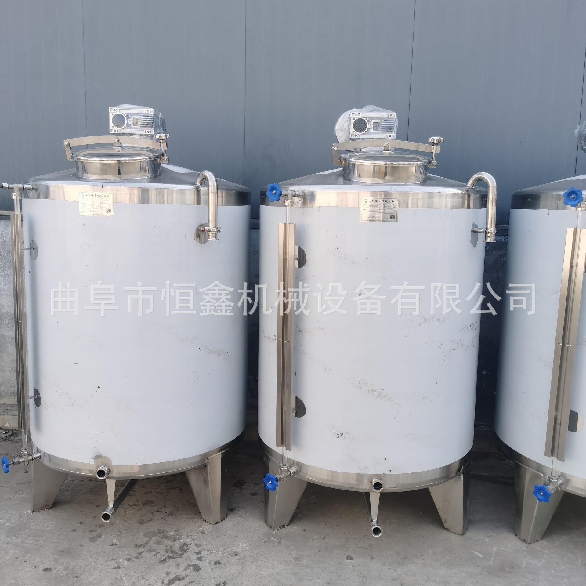 制作浙江不锈钢黄酒发酵罐立式双层保温罐5立方储存罐优惠