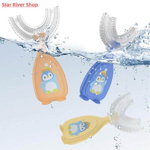 Children U-Shape Toothbrush 2-12years Kids Teeth Oral Care C