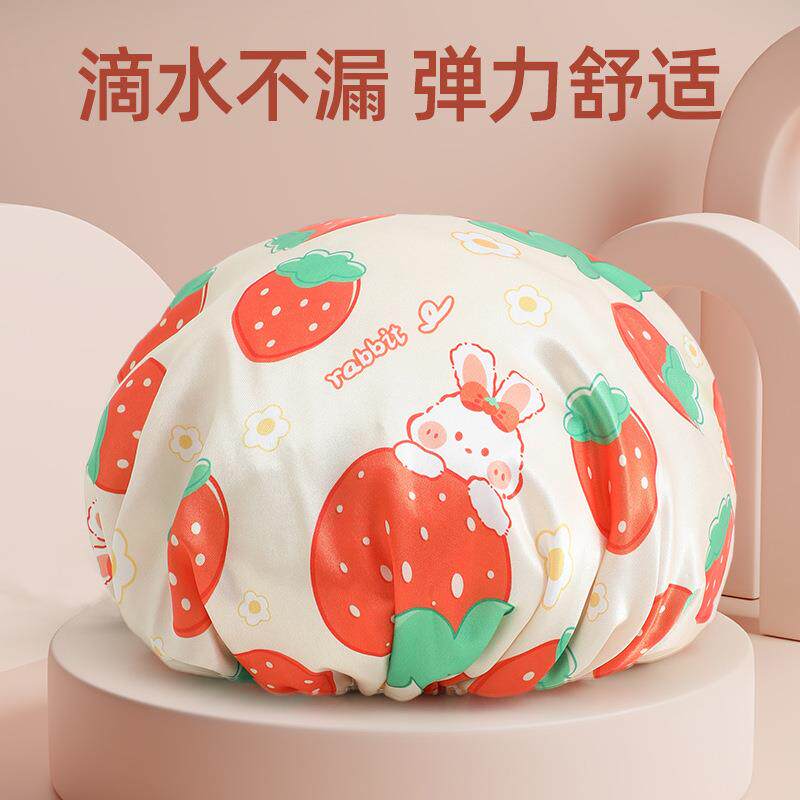 浴帽防水成人女淋浴洗澡帽儿童沐浴帽防油烟帽子时尚厨房防水家用