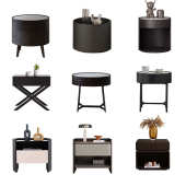 床边感收纳意床头柜柜轻奢北欧安装 简 柜子多层实木免高级极床边式