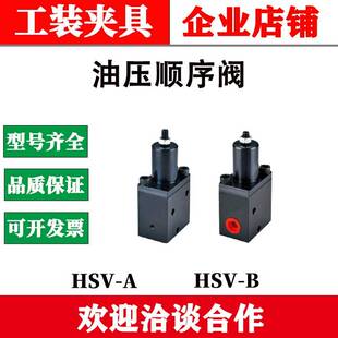 CSV油压顺序阀HSV-A液压阀HSV-B油压顺序控制阀A1/B1顺序压力调整