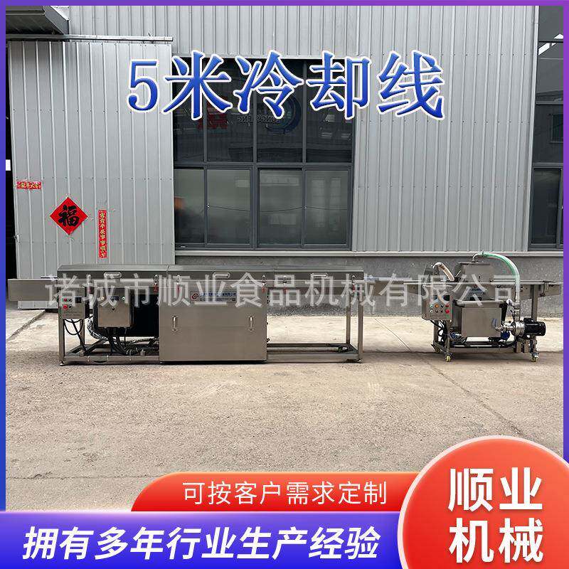 网带式冷却机 食品冷却传动流水线 304不锈钢网链式输送冷却设备